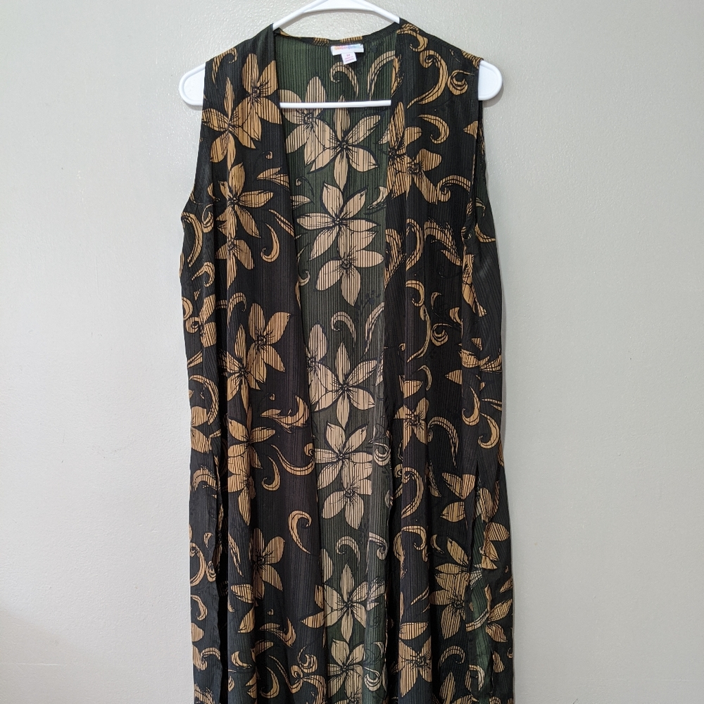Floral vest